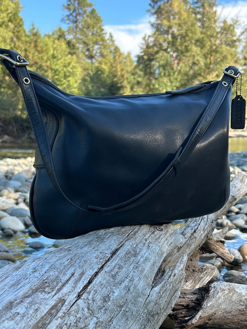 Vintage Coach 9231 Ergo Zip Hobo   Made in the United States 🇺🇸